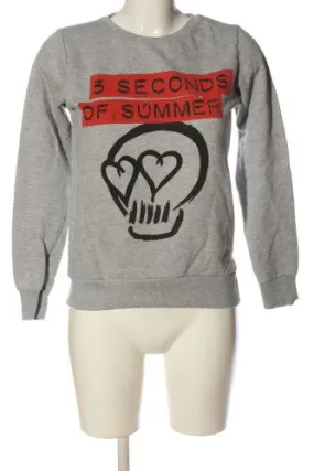 Atmosphere Sweatshirt imprimé avec thème style décontracté