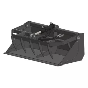 Benne a grappin mini chargeur avec dents d'une longueur 1.4 m avant/multione