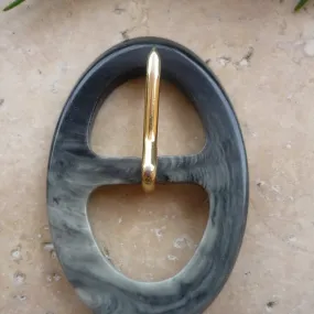 Boucle de ceinture gris foncé nuancé