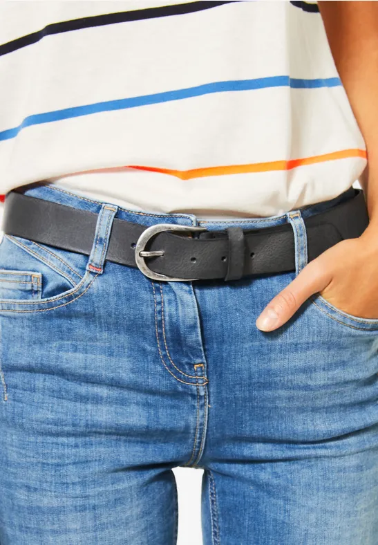 CECIL Ceinture basique en vrai cuir 