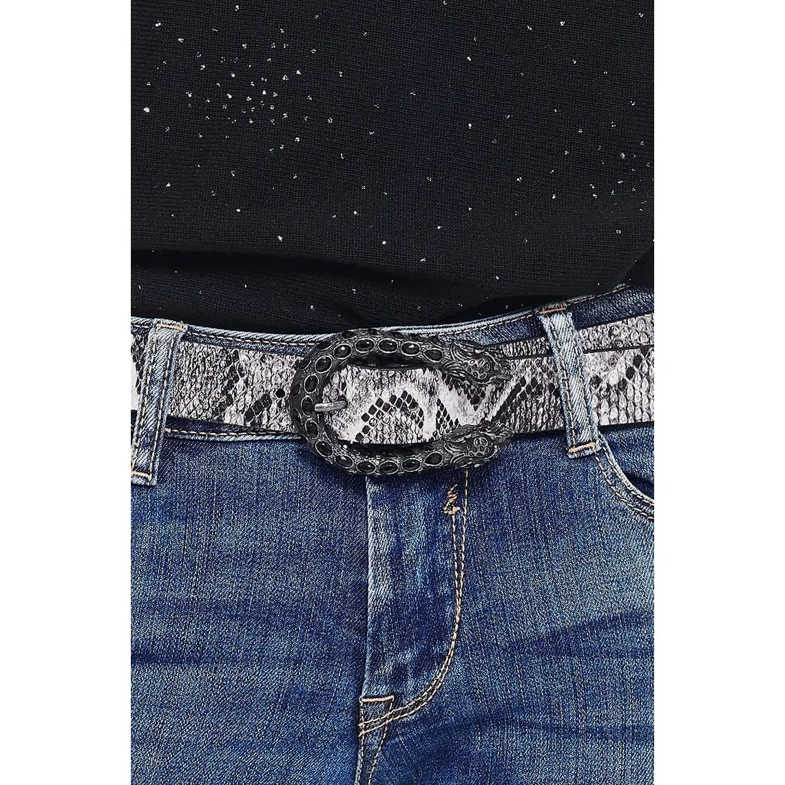 Ceinture BEY gris | 3 Suisses