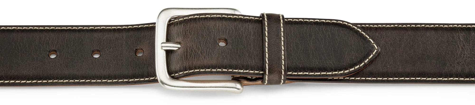 Ceinture en cuir de bison