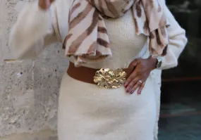 Ceinture lastique Fleur Dorée
