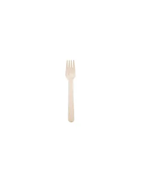Couvert Bouleau X100 Fourchet 16cm - PUBLI EMBAL - 111157