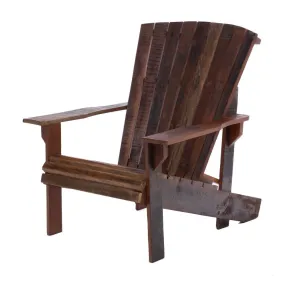 Fauteuil adirondack en bois recyclé