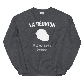 La Réunion là où mon histoire commence - Sweatshirt