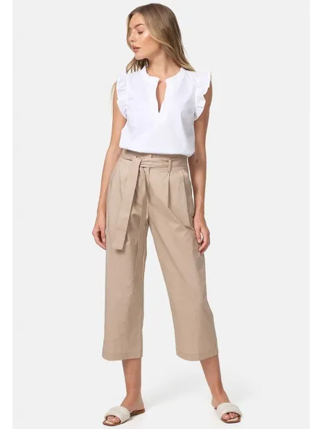 Pantalon en coton avec ceinture CATNOIR