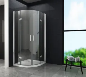 Paroi de douche pliable quart de cercle Foldi 100x100 Hauteur:195cm  3392